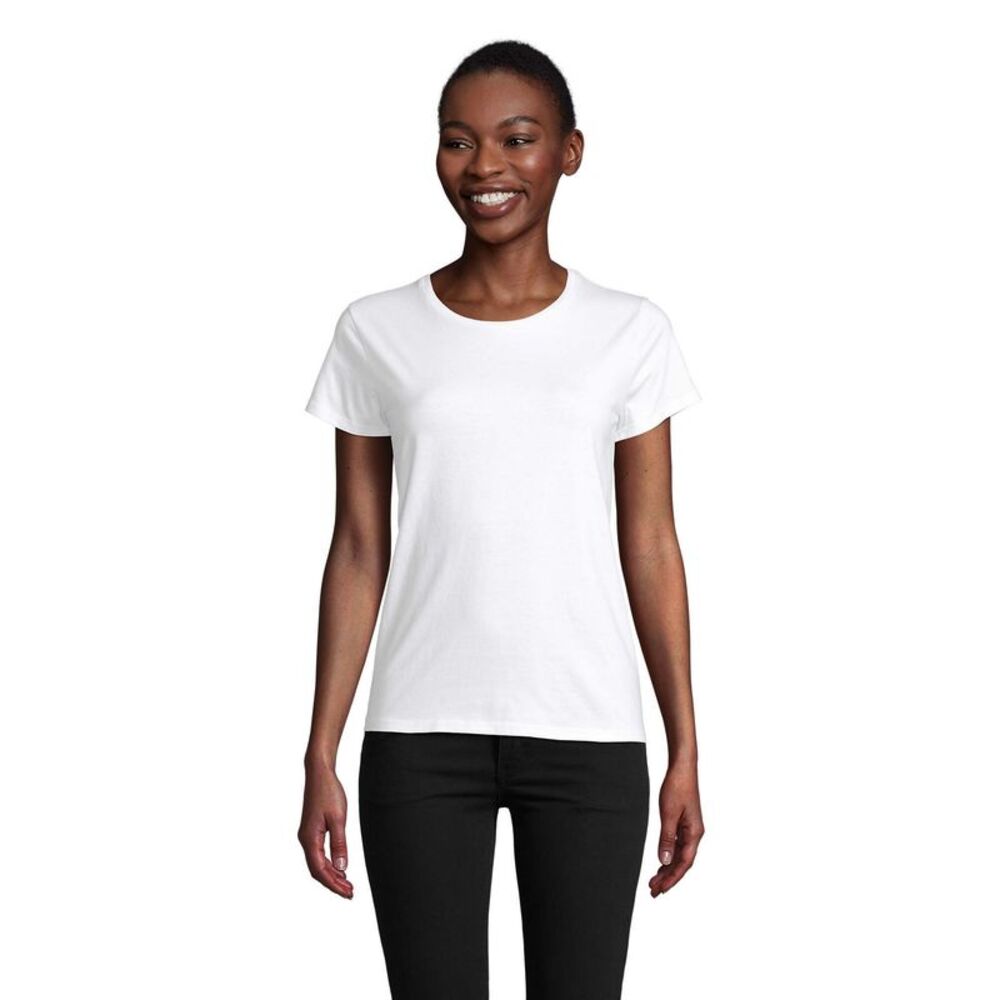 SOLS Womens/Ladies Pioneer T-Shirt / White